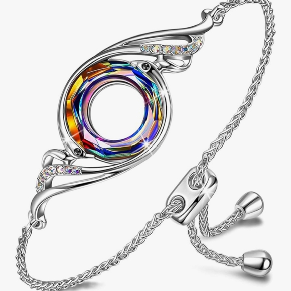 Silver Crystal Bracelet - Picture 2 of 7